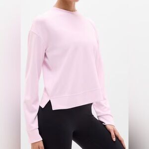Athleta Seasoft Crewneck Sweatshirt in Orchid Pink Size XS